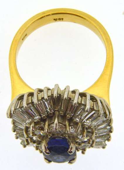 18KT Sapphire Cocktail Ring
