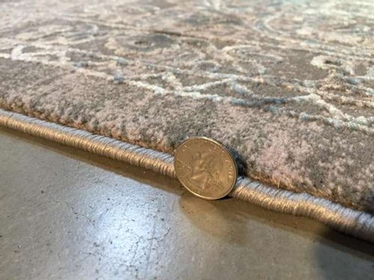 Magnificent Vintage Carved Design Area Rug 8x11