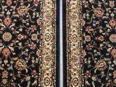 Persian Kashan Design Matching Pair 3x4 Area Rug