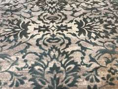 Magnificent Vintage Carved Design Area Rug 8x11