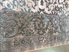 Magnificent Vintage Carved Design Area Rug 8x11