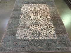 Magnificent Vintage Carved Design Area Rug 8x11