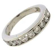 Classic Platinum Channel Set Diamond Band