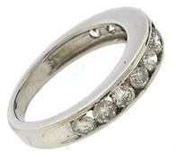 Classic Platinum Channel Set Diamond Band