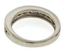 Classic Platinum Channel Set Diamond Band