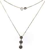 Gorgeous Journey Popcorn Diamond Necklace