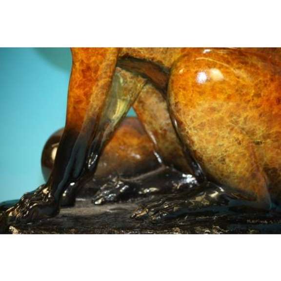 Cute Fox Animal Edition Bronze Sculpture