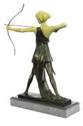 Diana the Hunter Bronze Sculpture