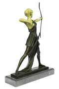 Diana the Hunter Bronze Sculpture
