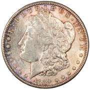 1889 S Frosty White Near  BU Morgan Dollar