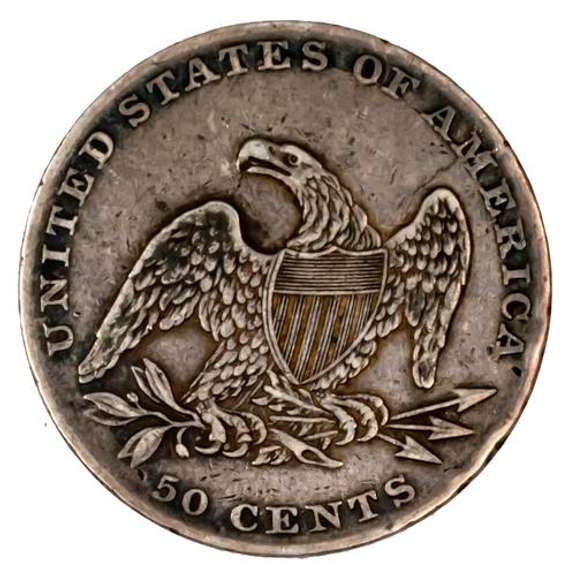 1837 Sharp Reeded Edge Type Bust Half Dollar