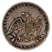 1837 Sharp Reeded Edge Type Bust Half Dollar