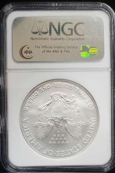 2006 W Certified Silver Eagle NGC MS69 20th Aniv.