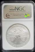 2006 W Certified Silver Eagle NGC MS69 20th Aniv.