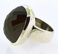 925 Sterling Silver Green Stone Ring