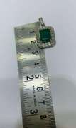 18kt Gold, Emerald, & Diamond Pendant
