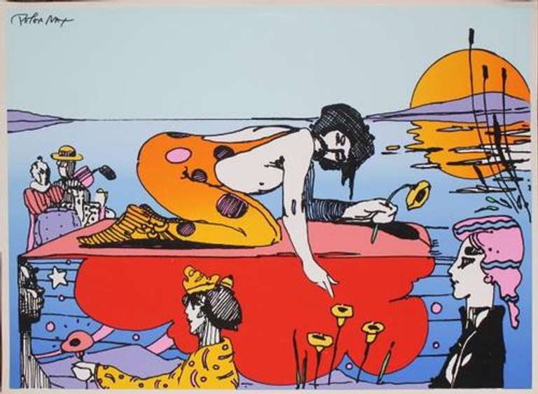 PETER MAX Sunday Afternoon