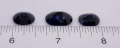 Delightful Set of Three Oval-Cut Sapphires, 22.56CTW