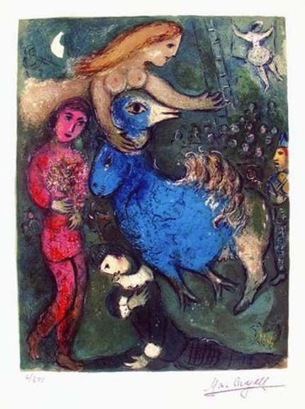 Limited Edition Marc Chagall Circus Frontispiece
