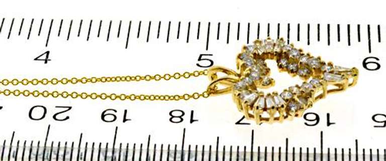 Stunning Bag & RBC Diamond Heart Necklace