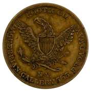 Root & Co New York Daguerrotype Seller Hard Times Token