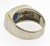 Fabulous 2ct Sapphire w .50ctw Diamond Ring