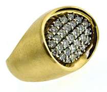 Fantastic 1ctw Oval Cluster Diamond Ring