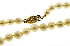 Elegant 14kt YG Fresh Water Pearl Necklace