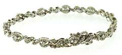 Popular White Gold Diamond Tennis Bracelet