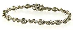 Popular White Gold Diamond Tennis Bracelet