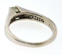 Chic 14kt WG Channel Set Diamond Semi-Mount Ring