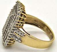 14K YELLOW GOLD 2.10 CTW DIAMOND RING.