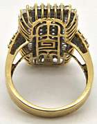 14K YELLOW GOLD 2.10 CTW DIAMOND RING.