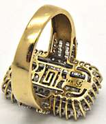 14K YELLOW GOLD 2.10 CTW DIAMOND RING.