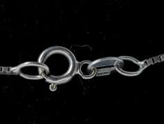 Interesting  Diamond-Outlined Cross in 14KT White Gold