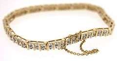 Amazing Diamond Tennis Bracelet in Yellow Gold