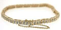 Amazing Diamond Tennis Bracelet in Yellow Gold