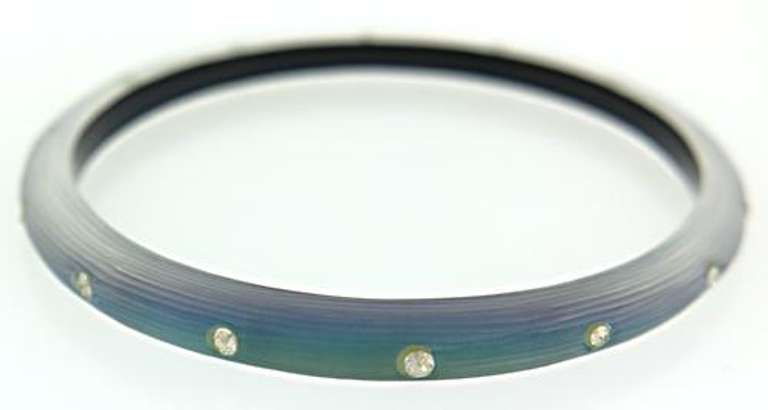 Edgy Set of 3 Alexis Bittar Resin Bangles