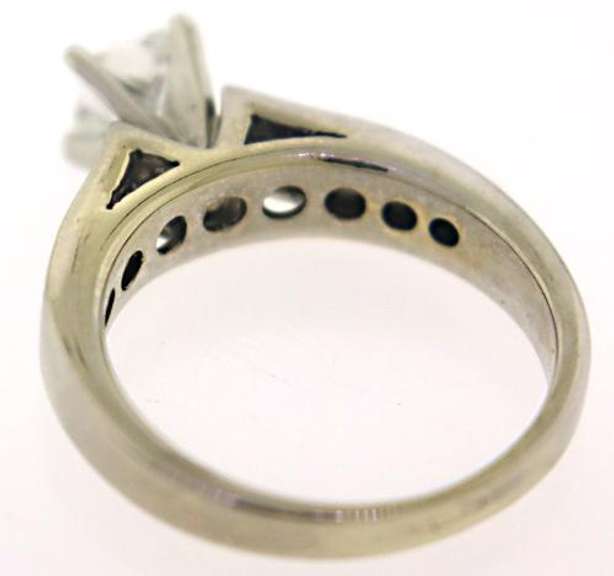 Dazzling Princess Diamond w Side Diamond Ring