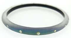 Edgy Set of 3 Alexis Bittar Resin Bangles