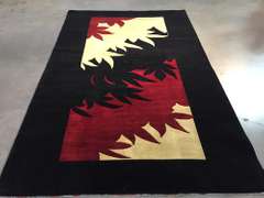 Magnificent Hand woven Modern rug 6x9
