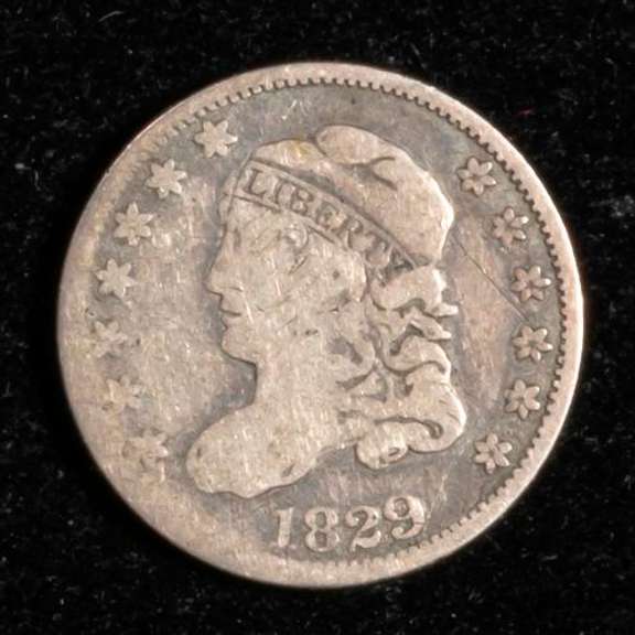 1829 Bust Half Dime
