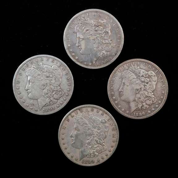 4 New Orleans Morgan Dollars