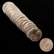 18 Assorted Silver Proof And BU Washington Quarters 1940-1964