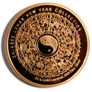 2018 24 K On Top Of 1 Troy Ounce Silver Lunar Dog Proof