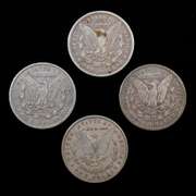 4 New Orleans Morgan Dollars