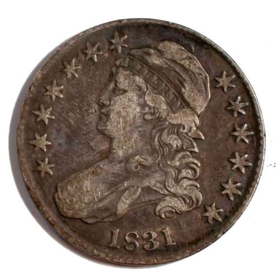 1831 Bust Half