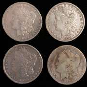 1891 P &O 1887 O &1889 O  Raw Morgan Dollars