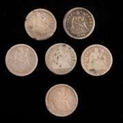 6 Seated Dimes