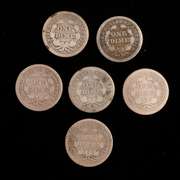 6 Seated Dimes